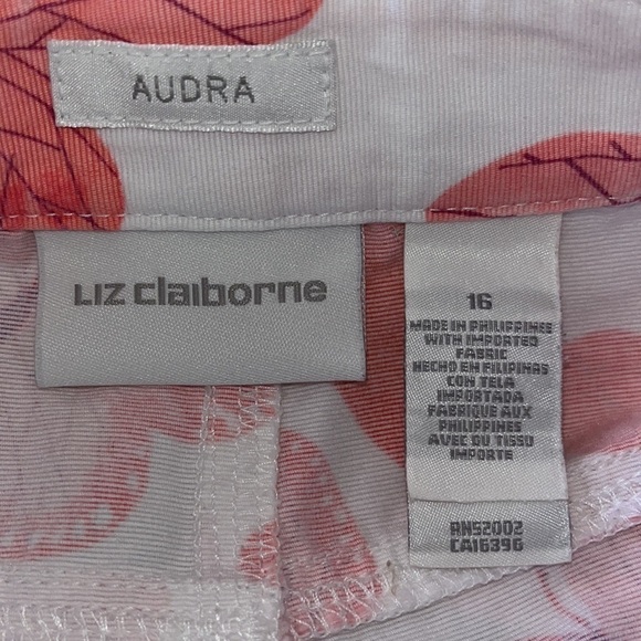 LIZ Claiborne Pink Audra Capris size 16 - Picture 4 of 5